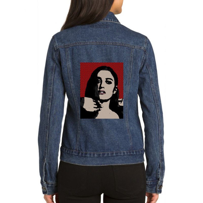 Banks Pop Art Ladies Denim Jacket by SallieEllenIsraelit | Artistshot