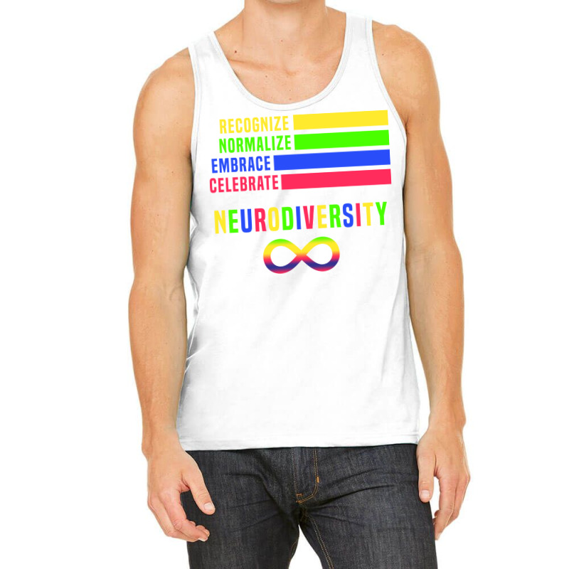 Recognize Normalize Embrace Celebrate Neurodiversity Girl Tank Top by ringysibaliow | Artistshot