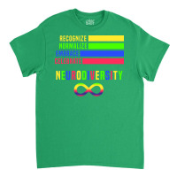 Recognize Normalize Embrace Celebrate Neurodiversity Girl Classic T-shirt | Artistshot