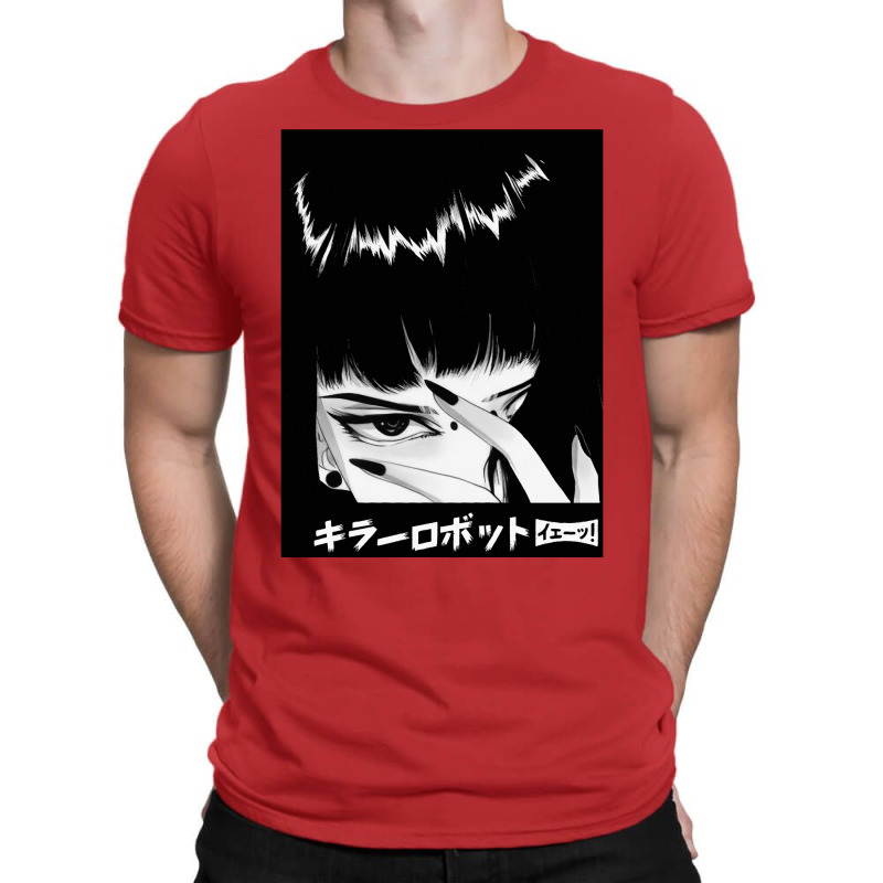 Vaporwave Japanese Goth Style Girl T-shirt | Artistshot