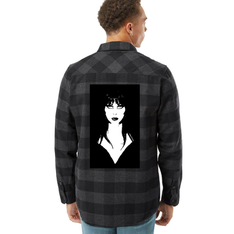 Elvira Portrait (1) Flannel Shirt | Artistshot