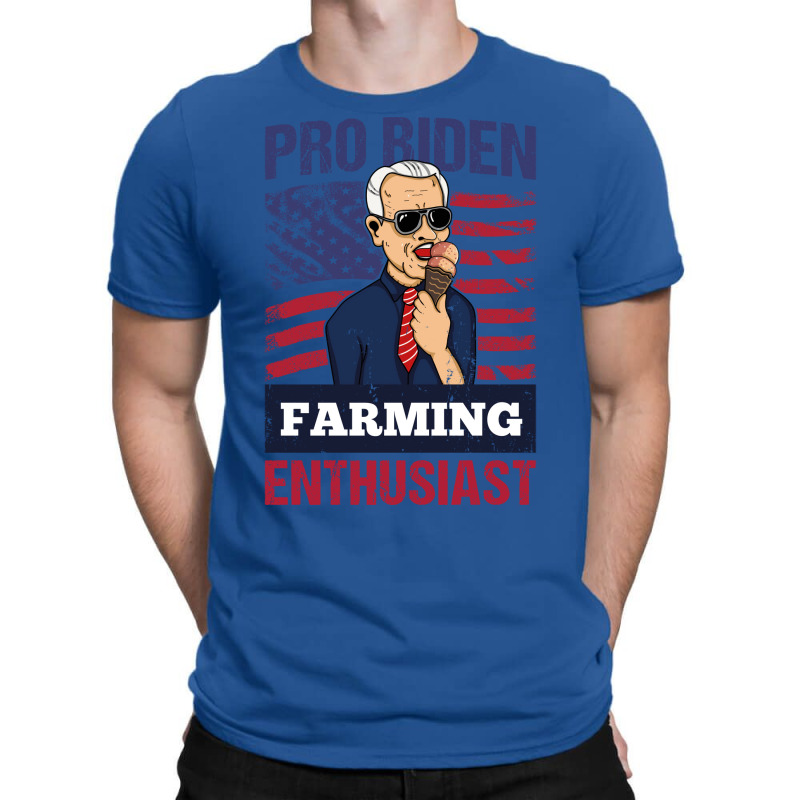 Pro Biden Farming Enthusiast Usa Flag Gift Cool T-shirt | Artistshot