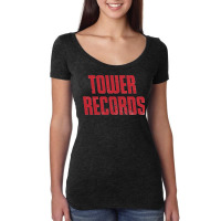 Tower Records Women's Triblend Scoop T-shirt | Artistshot