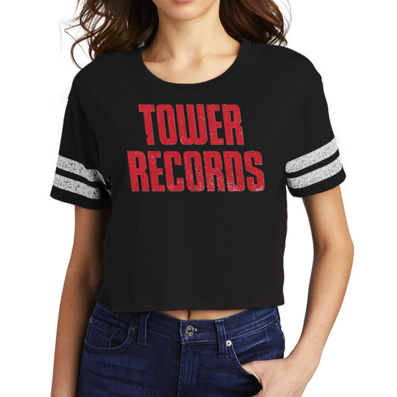 Tower Records Scorecard Crop Tee by ERNESTOJAVIERSIERRA | Artistshot