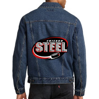 Chicago Steel Men Denim Jacket | Artistshot