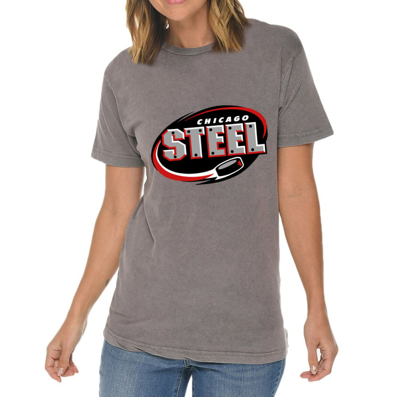 Chicago Steel Vintage T-Shirt by hilya | Artistshot