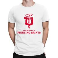 Dubuque Fighting Saints T-shirt | Artistshot