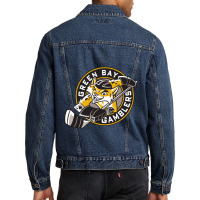 Green Bay Gamblers Men Denim Jacket | Artistshot