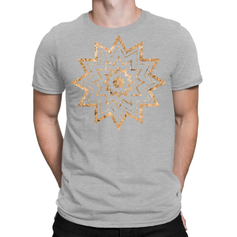 Gold Geometric Glyph Mandala Sigil Rune Sign Seal Stars T-shirt | Artistshot