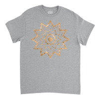 Gold Geometric Glyph Mandala Sigil Rune Sign Seal Stars Classic T-shirt | Artistshot