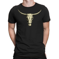 Longhorn Skeleton Green T-shirt | Artistshot