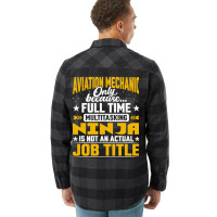 Aviation Mechanic Job Title Funny Airline Machinist Flannel Shirt | Artistshot