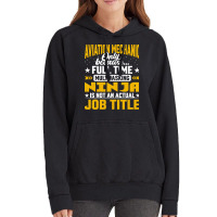 Aviation Mechanic Job Title Funny Airline Machinist Vintage Hoodie | Artistshot