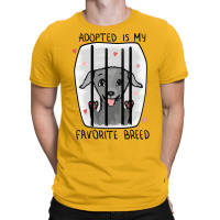 Adopted Is My Favorite Breed Retro T-shirt | Artistshot