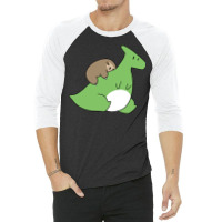 Sloth And Hadrosaurus 3/4 Sleeve Shirt | Artistshot