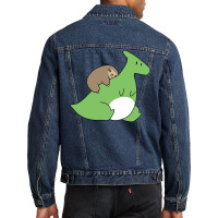 Sloth And Hadrosaurus Men Denim Jacket | Artistshot