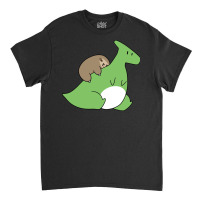 Sloth And Hadrosaurus Classic T-shirt | Artistshot