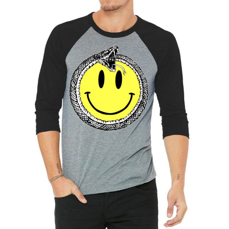 Smile Snake Summer 3/4 Sleeve Shirt | Artistshot