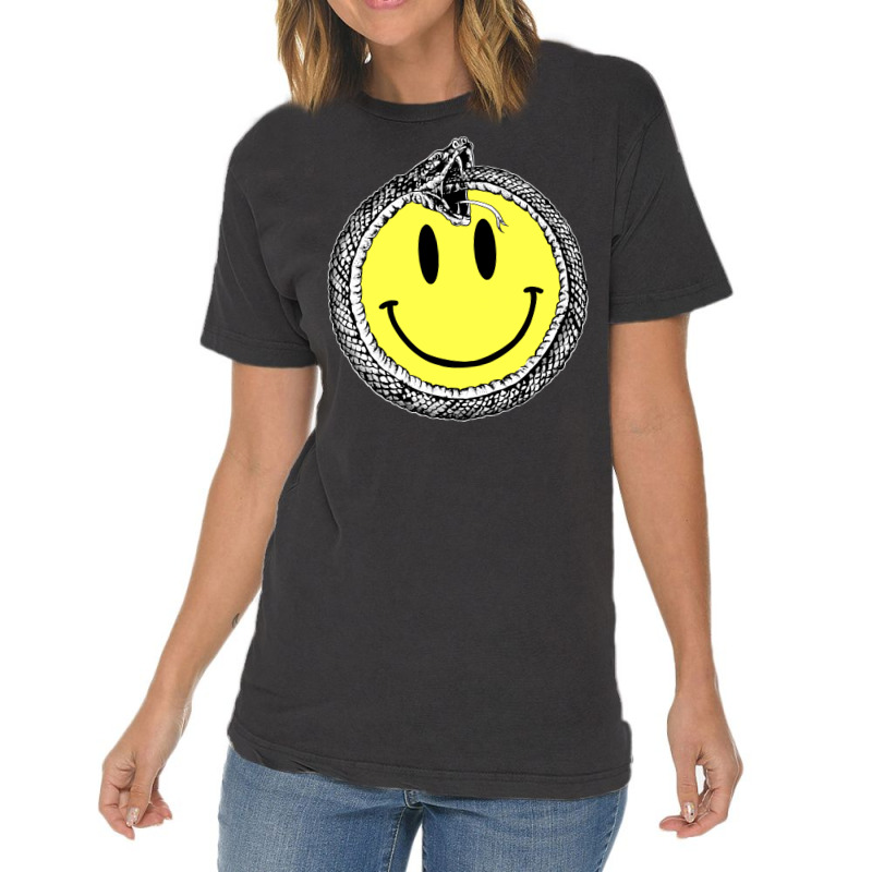 Smile Snake Summer Vintage T-shirt | Artistshot