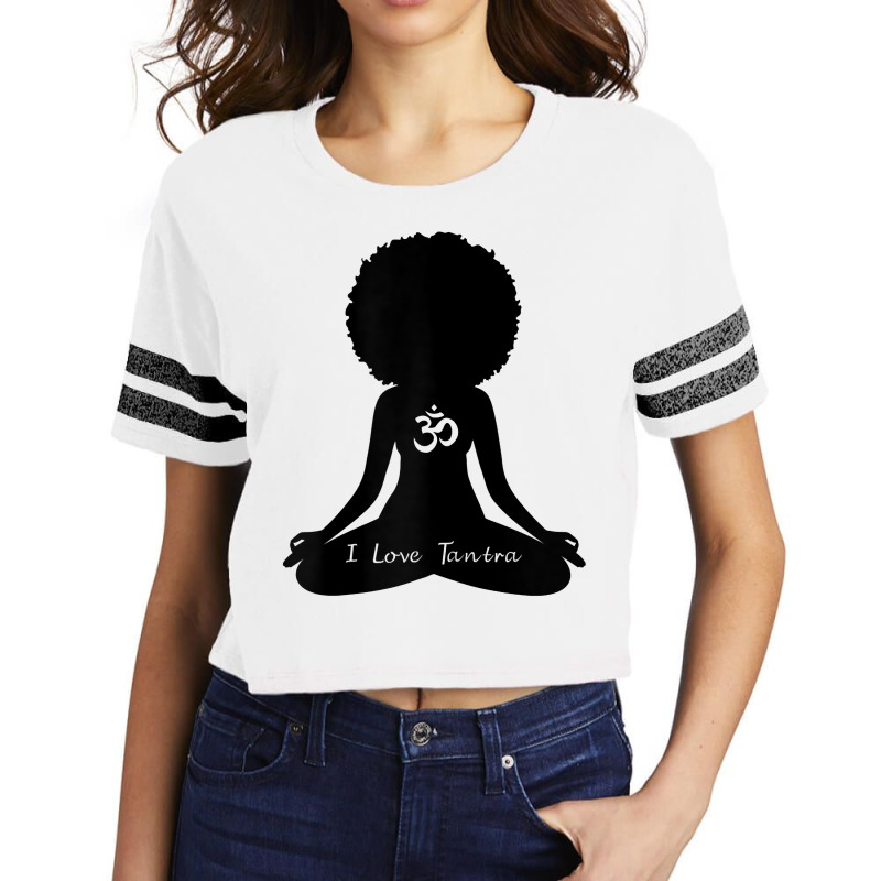 Womens I Love Tantra Curly Hair Self Care Self Care Om Wellness T Shir Scorecard Crop Tee by casimircorjki0 | Artistshot