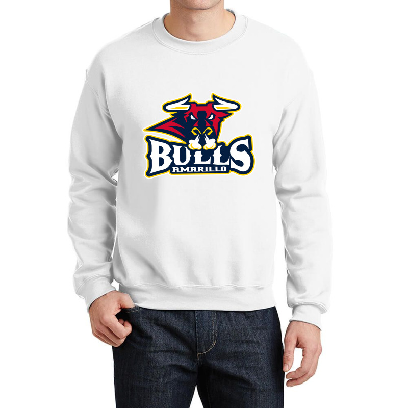 Amarillo Bulls Crewneck Sweatshirt by hilya | Artistshot