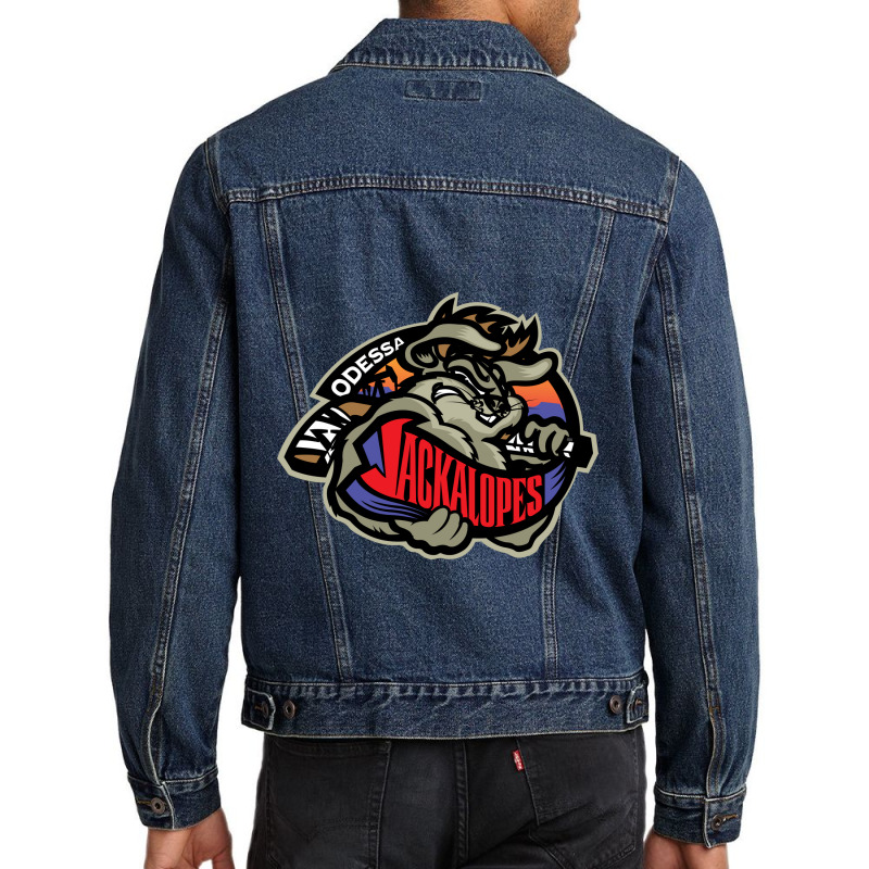 Odessa Jackalopes Men Denim Jacket by hilya | Artistshot