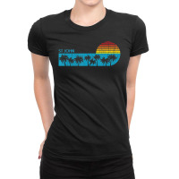 Hot Trend Vintage St John Usvi Beach Palm Trees Retro 70s Boys Girls Ladies Fitted T-shirt | Artistshot