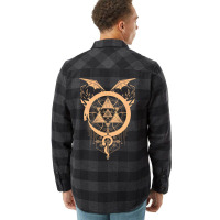 Gilded Snakes Of Alchemy Girl Flannel Shirt | Artistshot