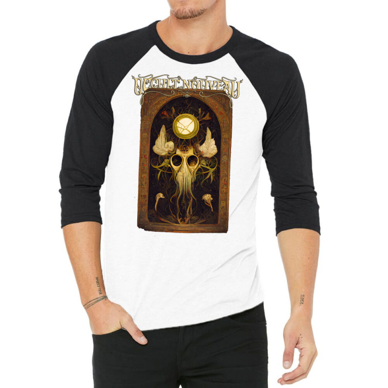 Occult Nouveau Ancestral Spirit Mirror 3/4 Sleeve Shirt by meaneyantichy | Artistshot