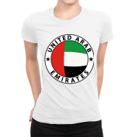 United Arab Ladies Fitted T-shirt | Artistshot