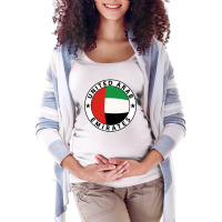 United Arab Maternity Scoop Neck T-shirt | Artistshot