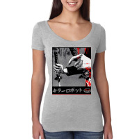 Samurai Japanese Warrior Urban Vaporwave Style Women's Triblend Scoop T-shirt | Artistshot