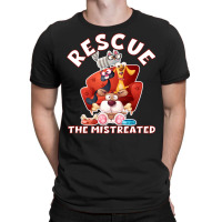 Rescued Animals Animal Welfare Shelter Dog Cat Vintage T-shirt | Artistshot