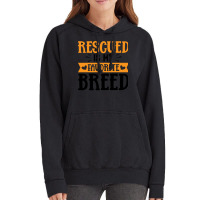 Rescued Is My Favorite Breed Yellow Vintage Hoodie | Artistshot