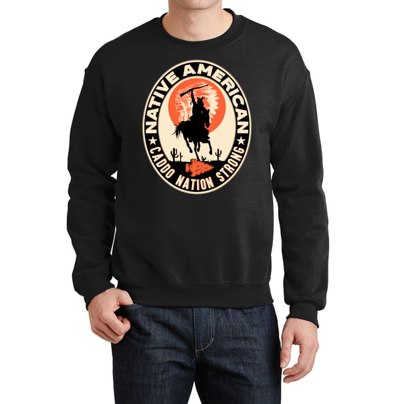 Caddo Tribe Native American Indian Proud Art Deco Vintage Trending Crewneck Sweatshirt | Artistshot