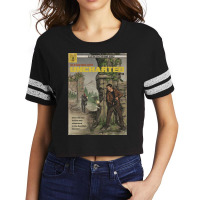 Uncharted   Pulp Novel Cover Fan Art Scorecard Crop Tee | Artistshot