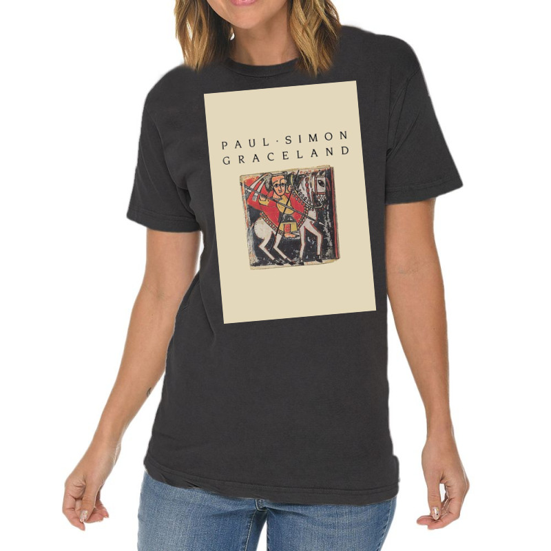 Paul Simon Graceland Vintage T-Shirt by harriettconforti | Artistshot