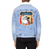 Cahuilla Tribe Native American Indian Proud Respect Eagle Aesthetic Unisex Sherpa-lined Denim Jacket | Artistshot