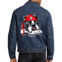 Terrier Pirates Only Stars Men Denim Jacket | Artistshot