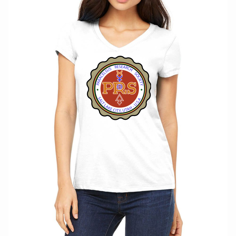 Paracelsus Research Society Alumni Girl Women's V-Neck T-Shirt by eematicse4 | Artistshot