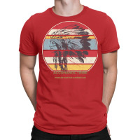 Accohanoc Tribe Native American Indian Proud Retro Sunset Travel T-shirt | Artistshot