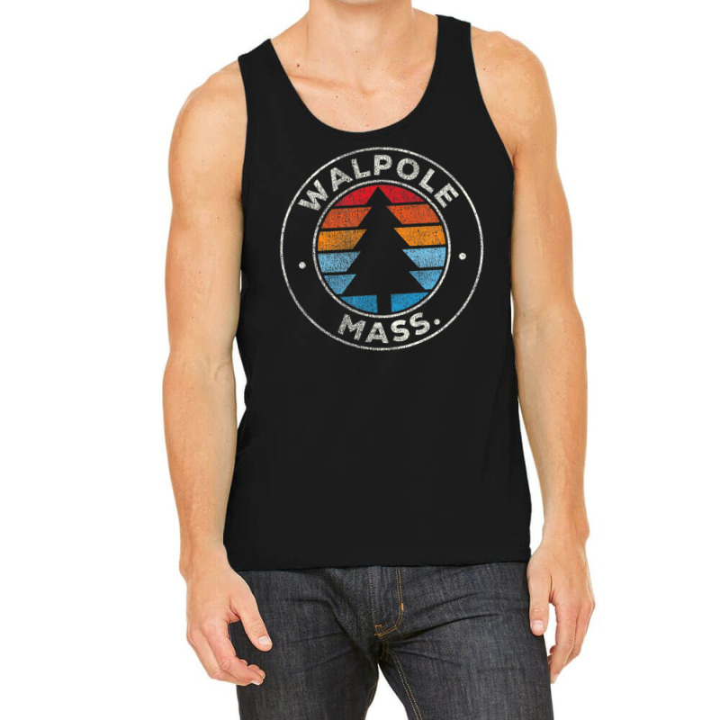 Hot Trend Walpole Massachusetts Ma Vintage Retro 70s Tank Top by haodinhvan1 | Artistshot