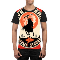 Houma Tribe Native American Indian Strong Warrior Retro  Yellow Graphic T-shirt | Artistshot