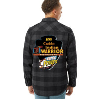 Caddo Native American Indian Born With Super Power Tumblr Flannel Shirt | Artistshot