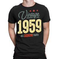 Trending Vintage Born In 1959 - 63rd Birthday Retro Classic T-shirt | Artistshot