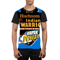 Huchnom Native American Indian Born With Super Power Vintage Graphic T-shirt | Artistshot