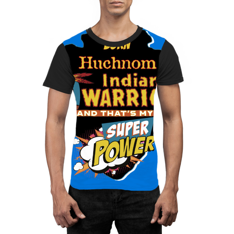 Huchnom Native American Indian Born With Super Power Vintage Graphic T-shirt | Artistshot