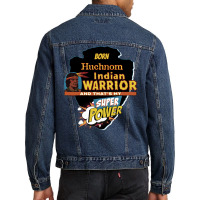 Huchnom Native American Indian Born With Super Power Vintage Men Denim Jacket | Artistshot