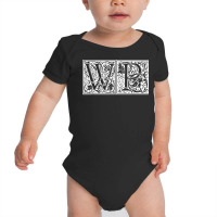 Wp   Initials W P Name Surname Onomastics Onomatology T Shirt Baby Bodysuit | Artistshot