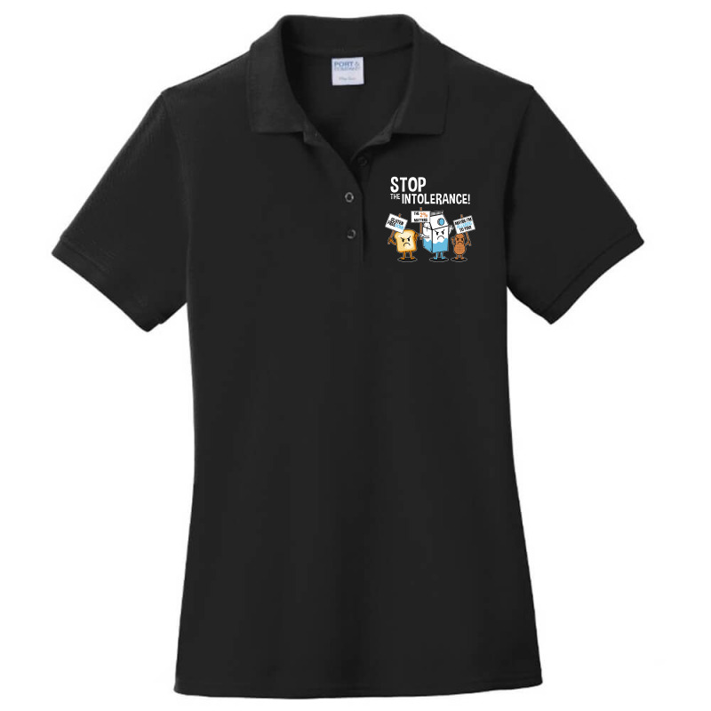 Trending Food Allergies Are A Real Pain So Stop The Intolerance Ladies Polo Shirt by michealyoungerlk01 | Artistshot